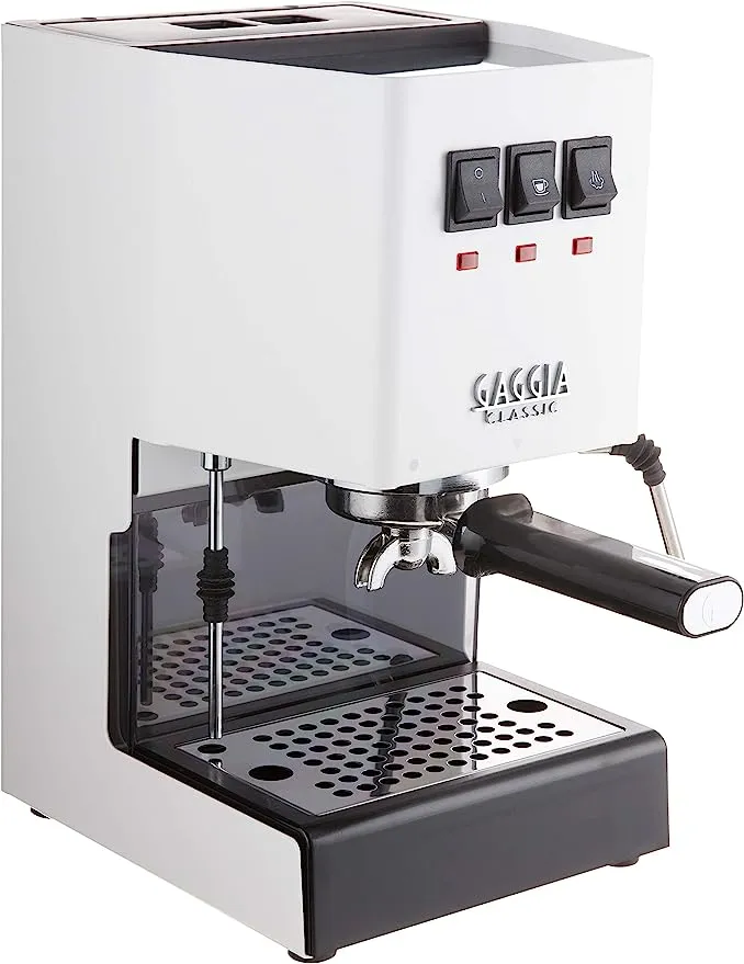 Gaggia RI9380/48 Classic Evo Pro Espresso Machine, Polar White, Small