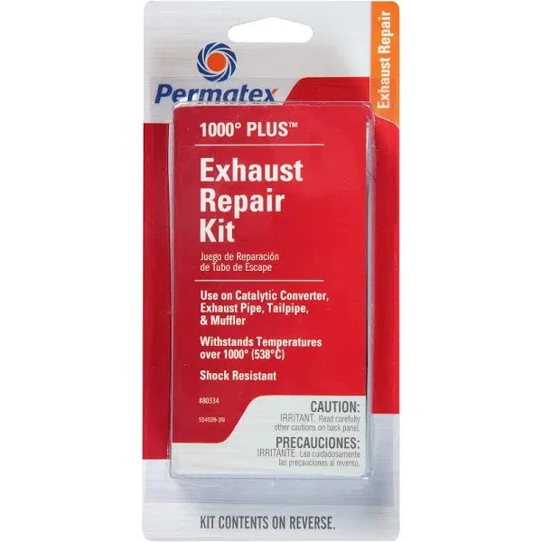 Permatex 80334 1000 Plus Exhaust Repair Kit