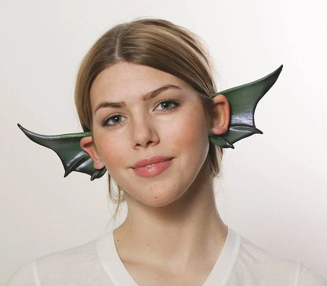 HMS Cosplay Flexi Ears Costume Accessory Winged Dragon Gargoyle Green