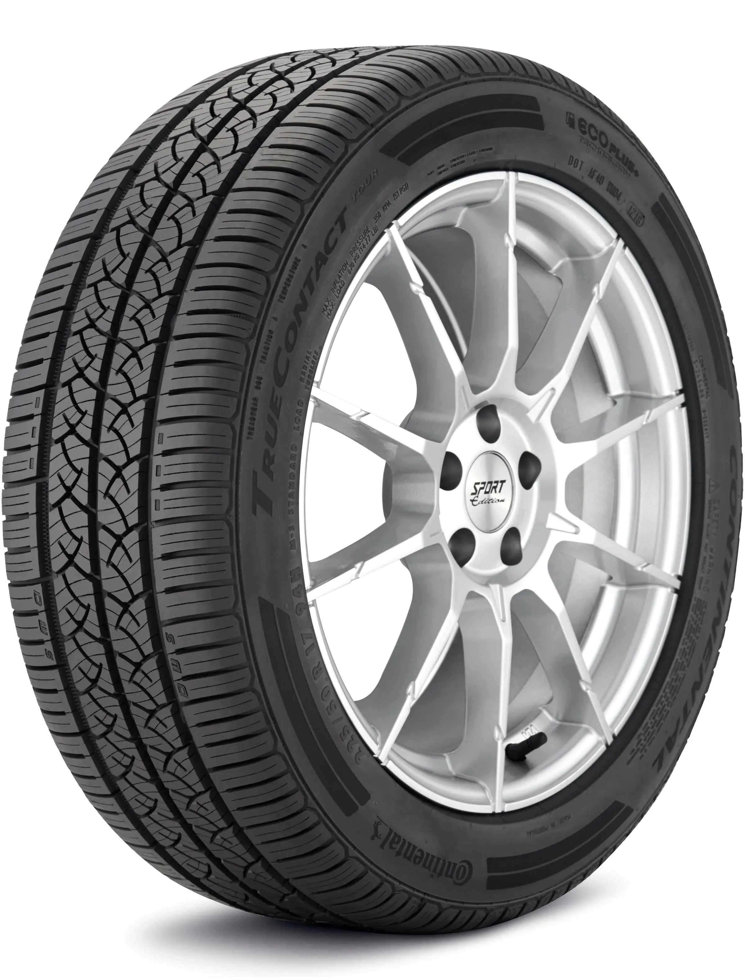 CONTINENTAL TRUECONTACT TOUR P215/45R17 87 V SL 700 A A BSW ALL SEASON TIRE