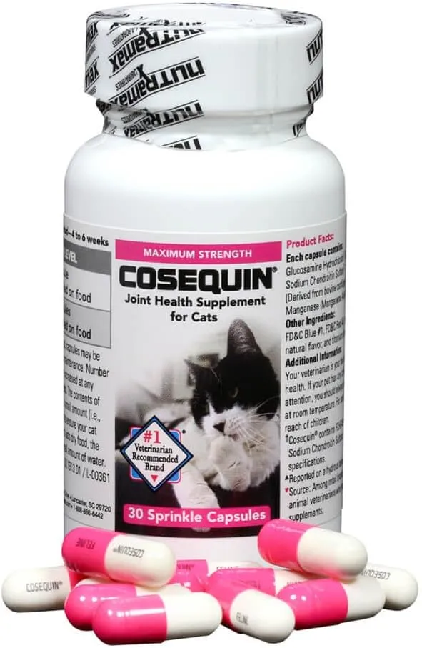 Nutramax Cosequin Joint Health Supplement for Cats, 30 Capsules