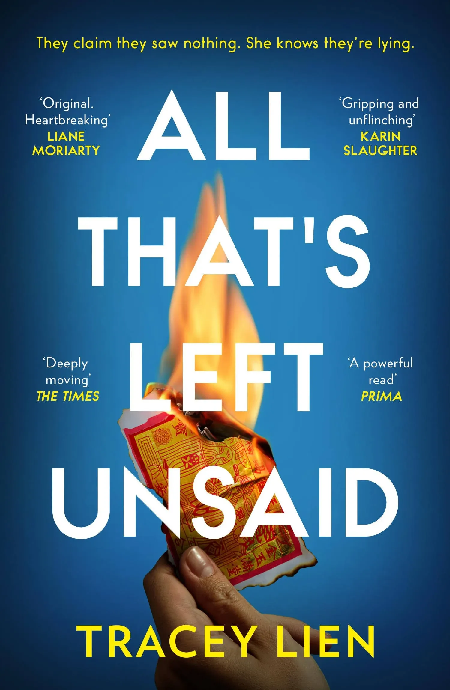 All Thats Left Unsaid by Tracey Lien Paperback Book