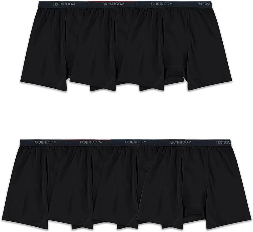 Fruit of the Loom Men's Cotton Stretch Boxer Briefs, 7 Pack