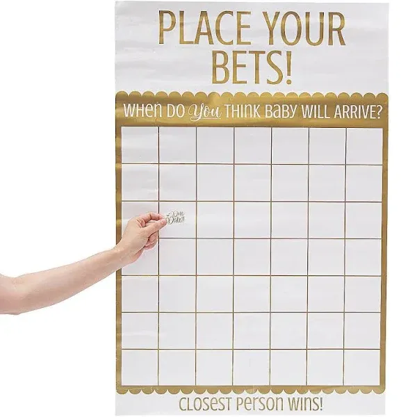 Place Your Bets Baby Shower Game, Toys, 1 Piece