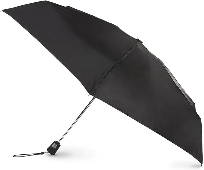 Totes Men's Auto Open/Close Travel Umbrella