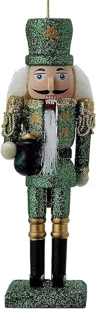 Wooden Irish Nutcracker Ornament 6"