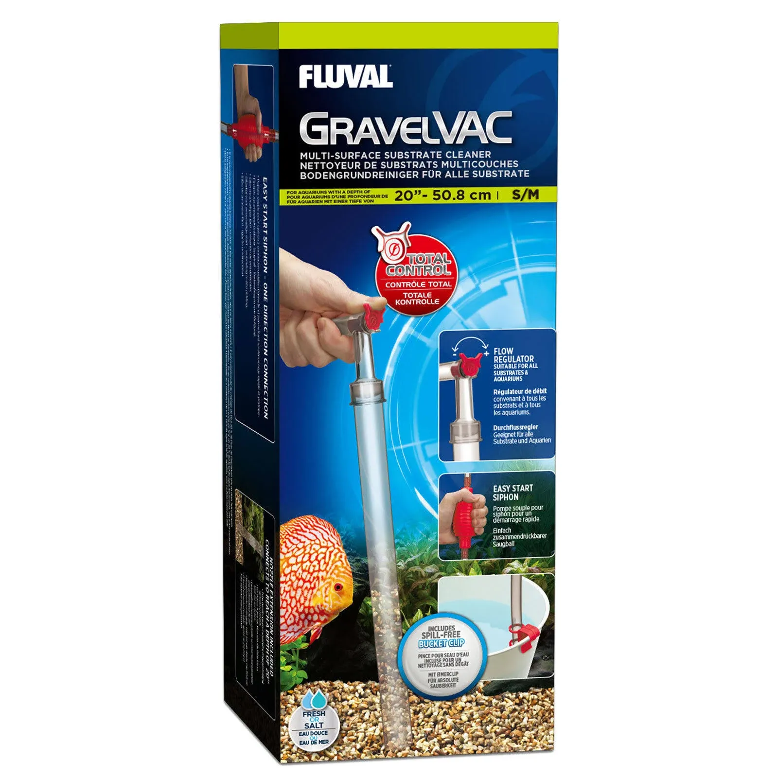 Fluval Gravel VAC Multi-Substrate Cleaner - Small / Medium