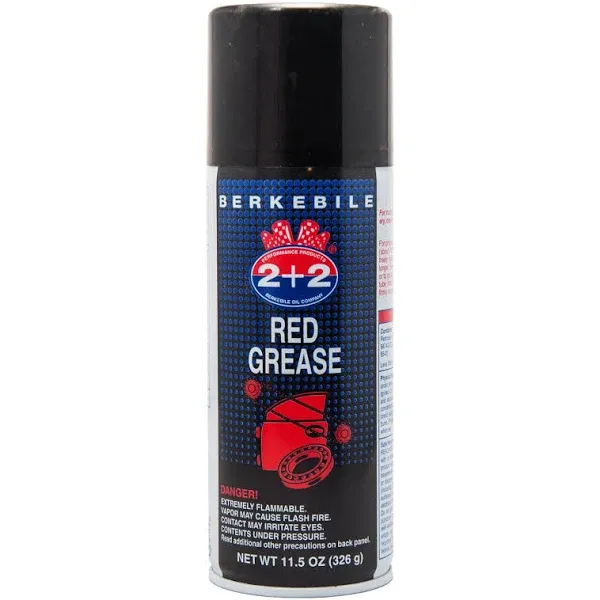 Berkebile Oil 2 + 2 B3600 Red Grease - 11.5 oz. Aerosol