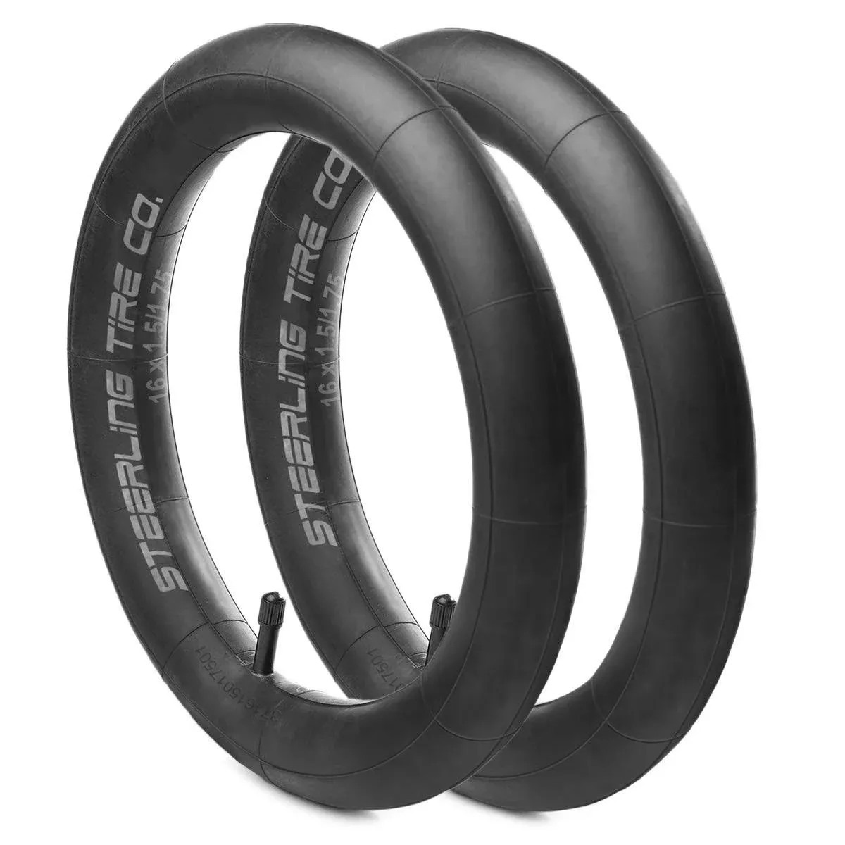 12.5 x 1.75/2.25 Inner Tire Tube Heavy Duty Thorn Resistant for All BOB Revolution Strollers, Stroller Strides & CE & AW - Perfect BOB Stroller Front Tire Replacement [2 Pack] by Steerling Tire Co.