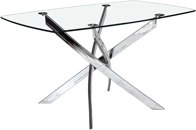 Uptown Club Glass Dining Table