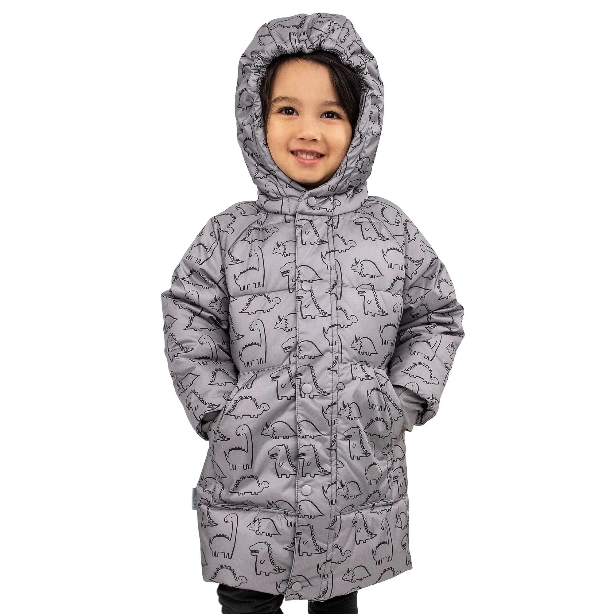 Glacier Dino Toasty Dry Water Resistant Puffy Coat