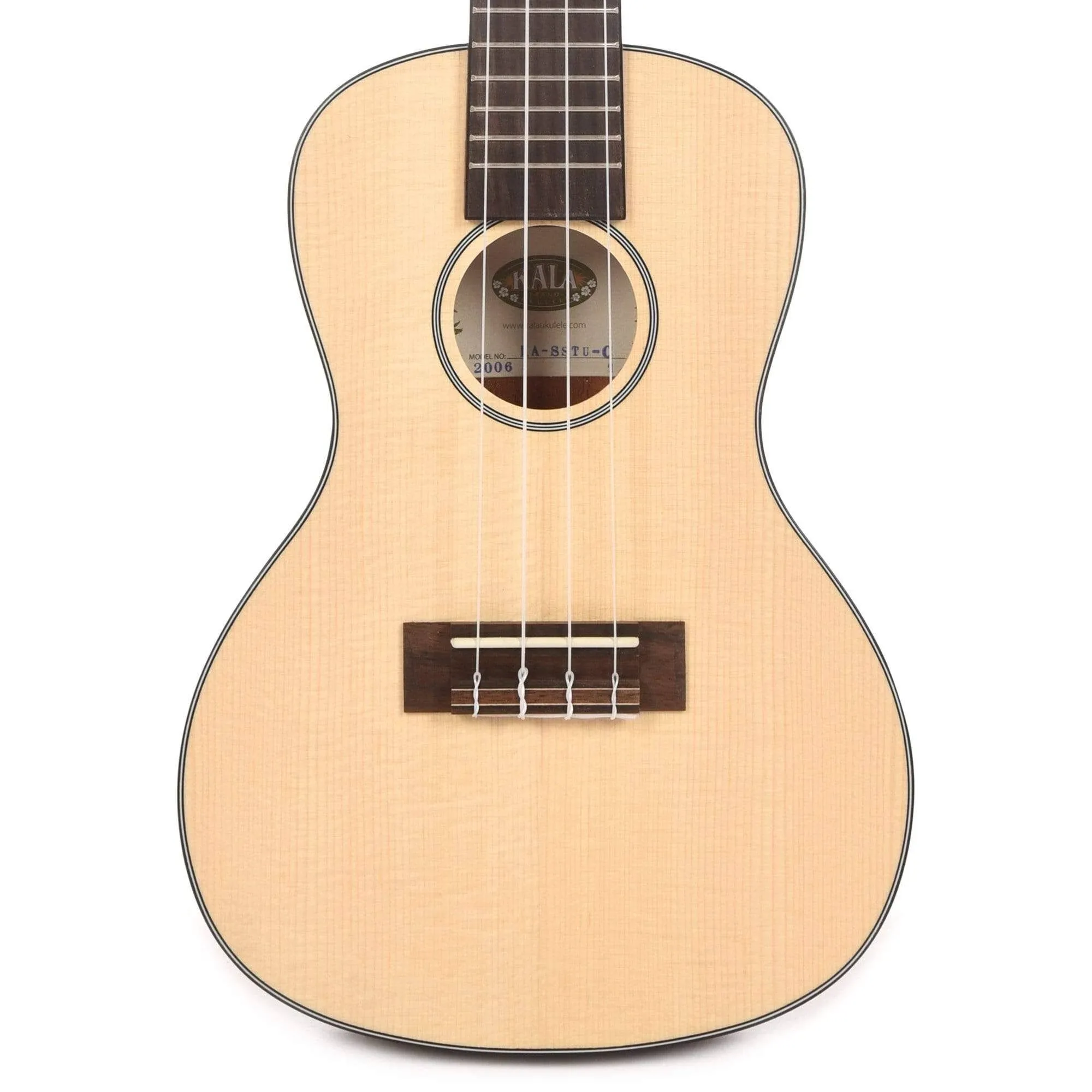 Kala KA-SSTU-C Solid Spruce Travel Concert Ukulele