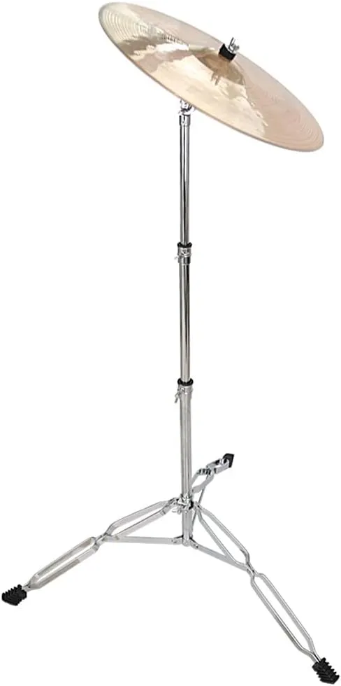 Boom Cymbal Stand Double Braced Adjustable Height 27.5"-52.7", Heavy Duty Double Braced Legs, Medium Weight Boom Stand with Gearless Cymbal Tilter (US Spot)