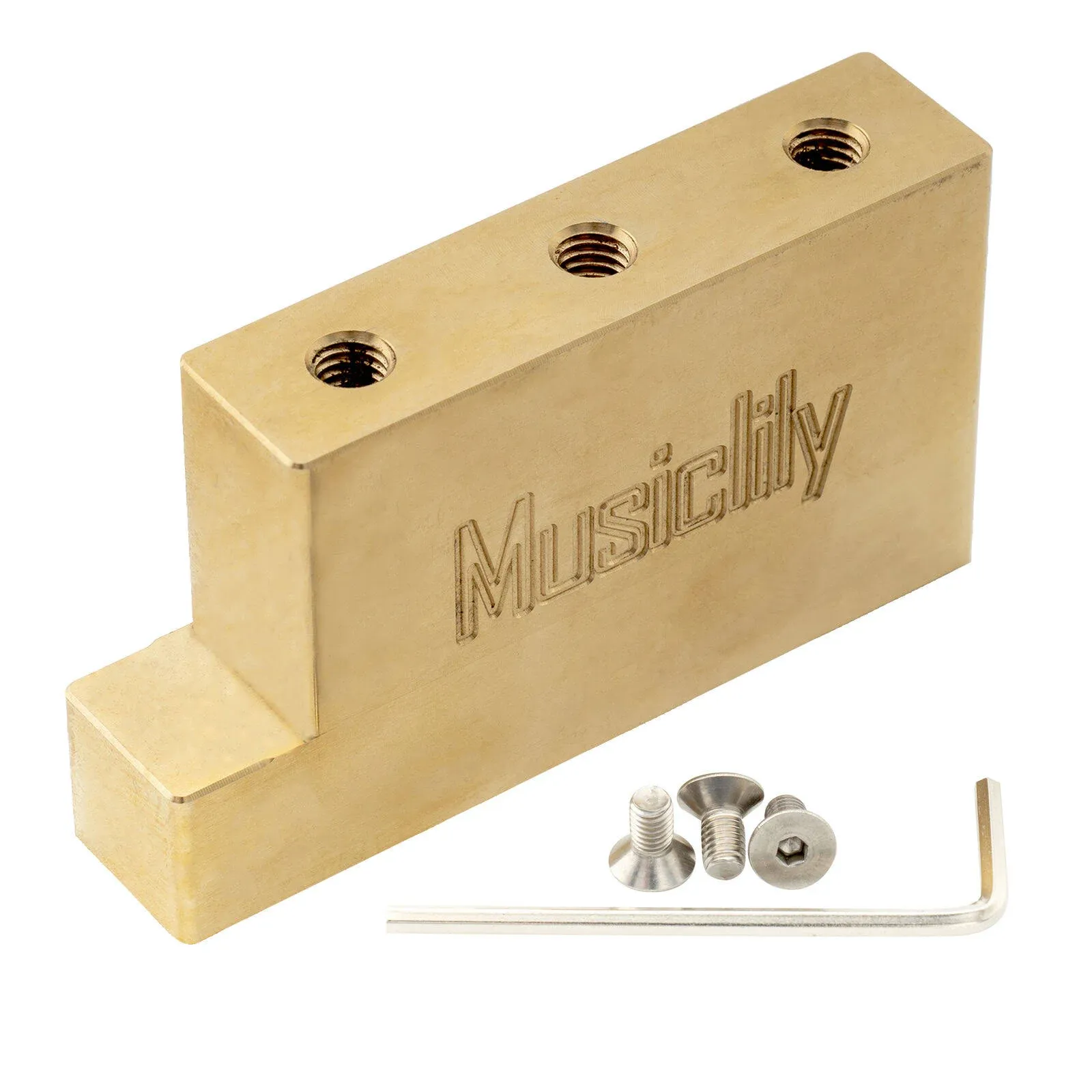 Musiclily Ultra 32mm Brass L Tremolo Block For Floyd Rose Locking Tremolo Bridge