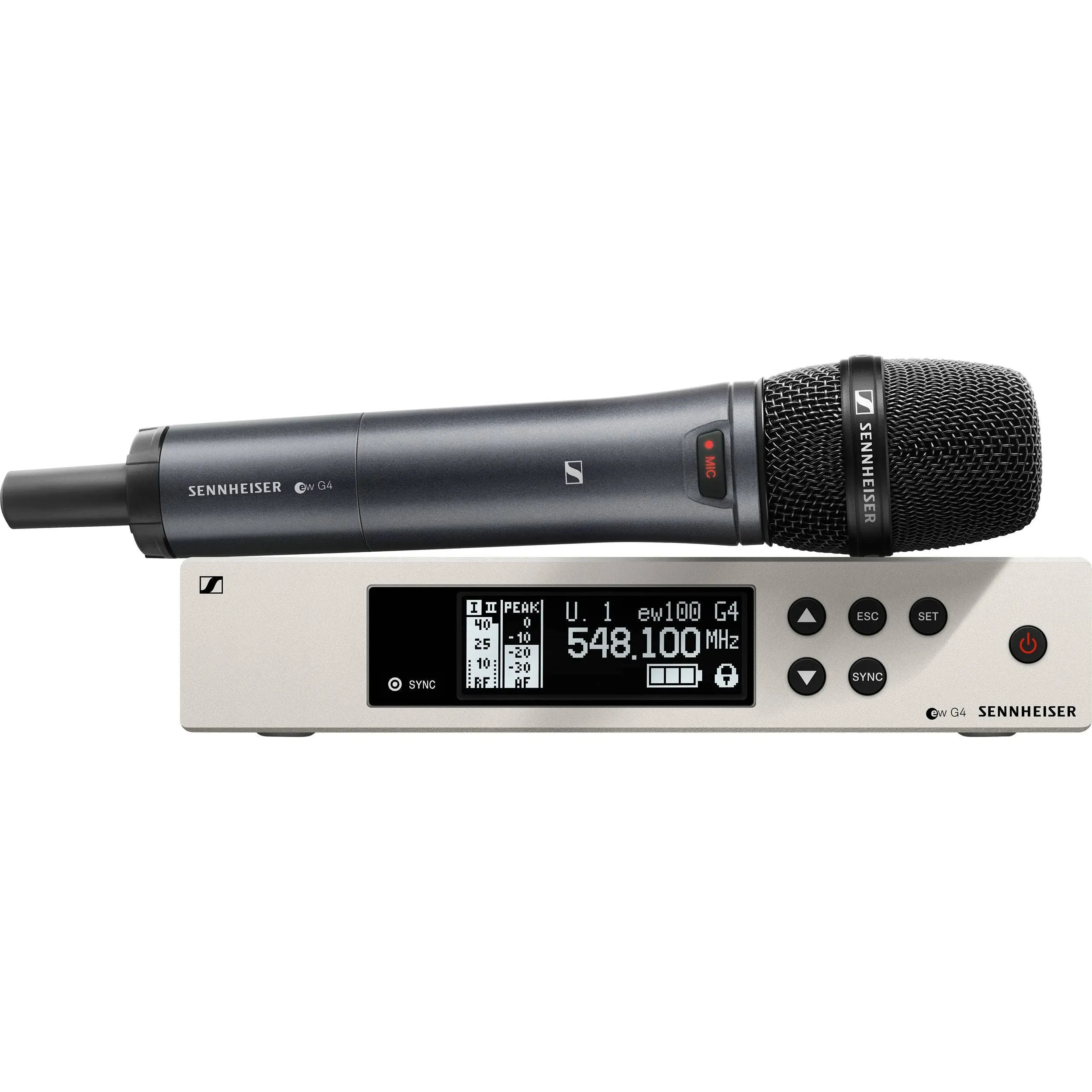 Sennheiser EW 100 G4-945-S Wireless Handheld Microphone System with MMD 945 Capsule (A1-Band: 470-516 MHz) | Reverb