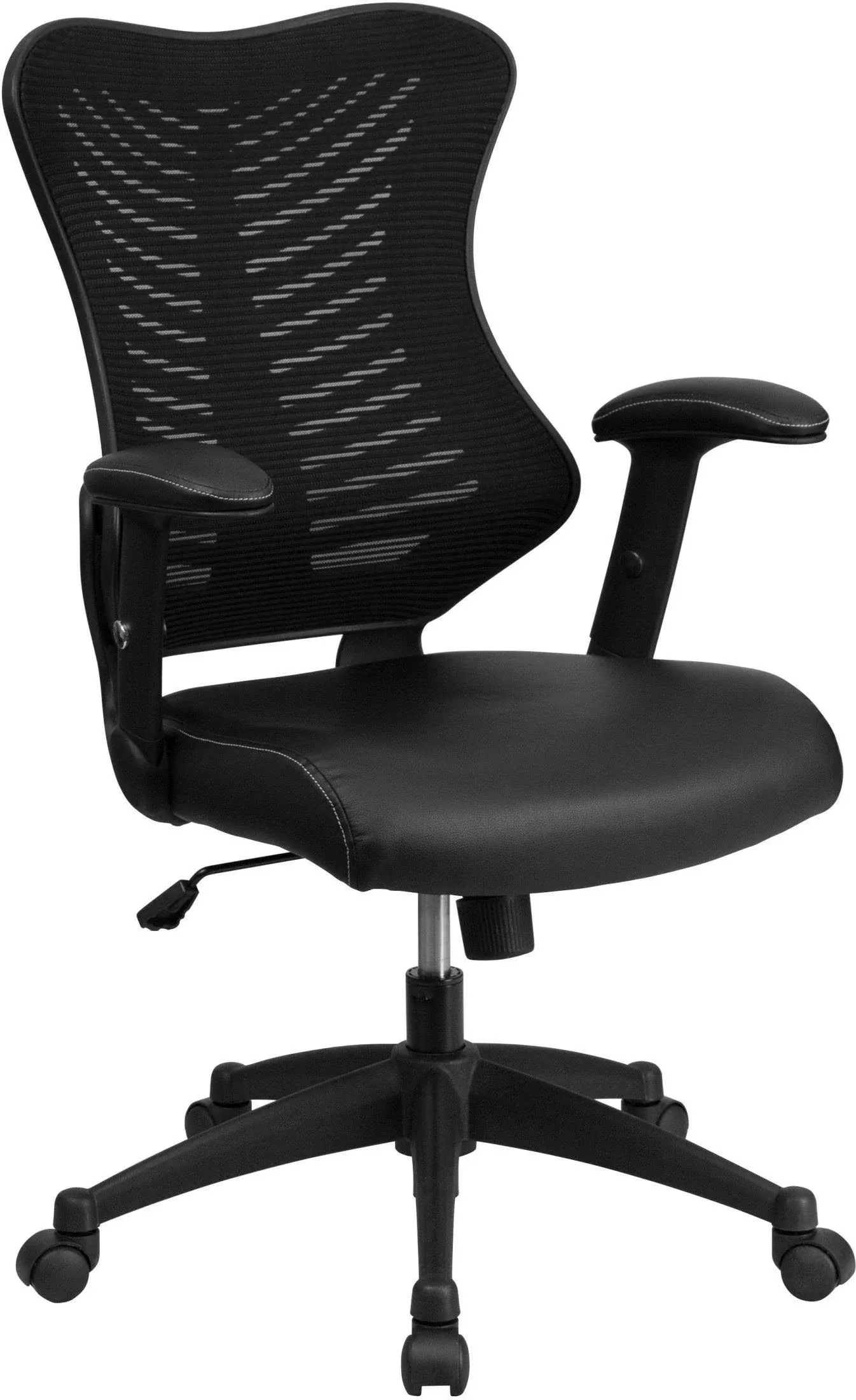 Flash Furniture High Back Designer Mesh Executive Swivel Ergonomic Office Chair with Adjustable Arms BL-ZP-806