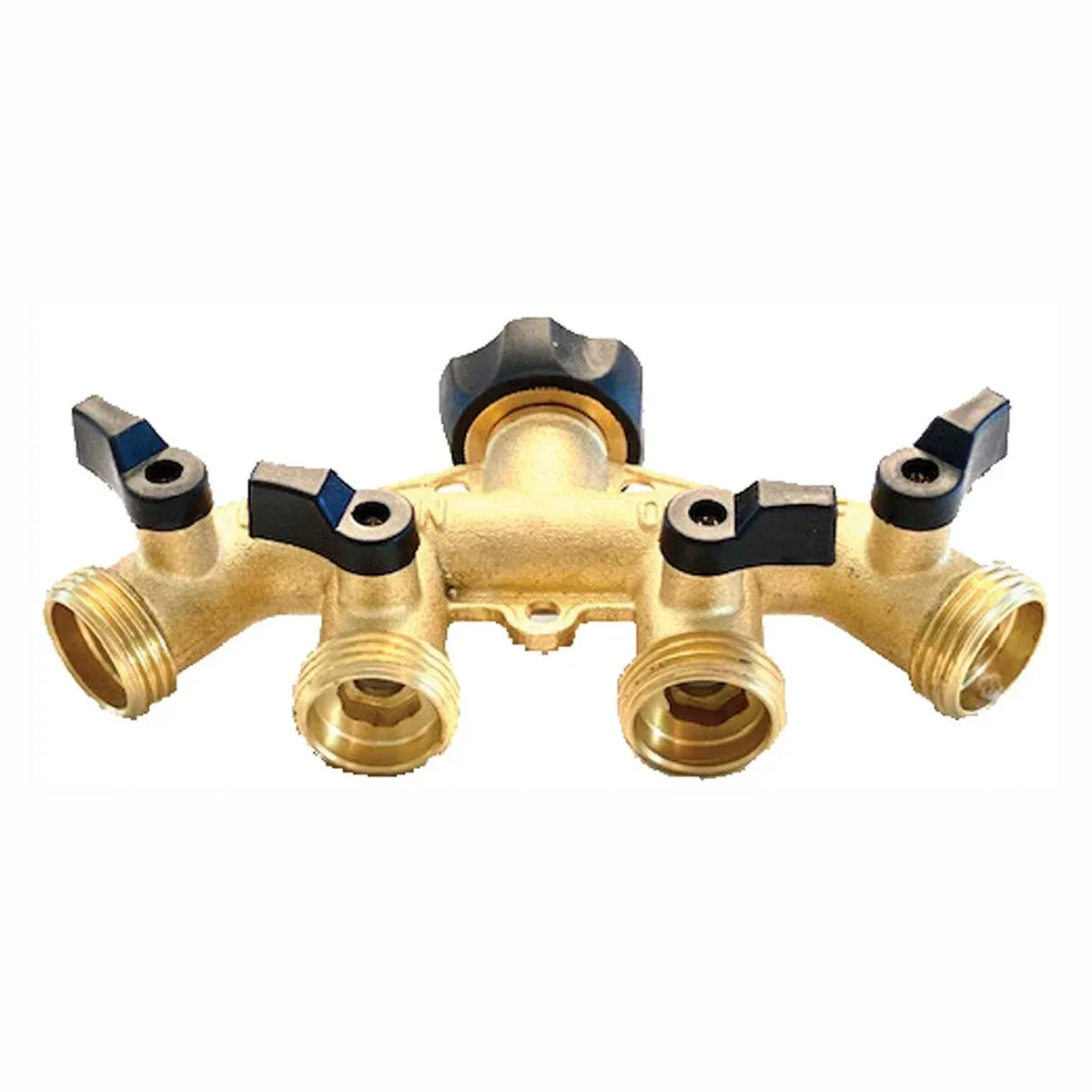 Underhill 4-Way HD Hose Tap Splitter Valve A-HB4