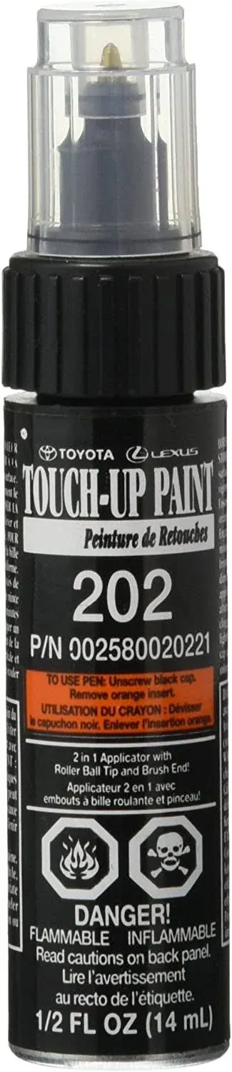 TYPNT00002-Toyota Lexus Scion Touch-Up Paint Toyota OEM 00258-00202-21