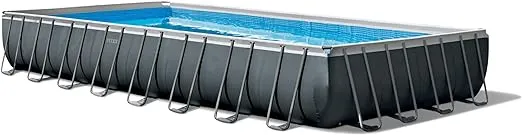 32 ft. x 16 ft. x 52 in. Ultra XTR Rectangular Swimming Pool Set with Pump