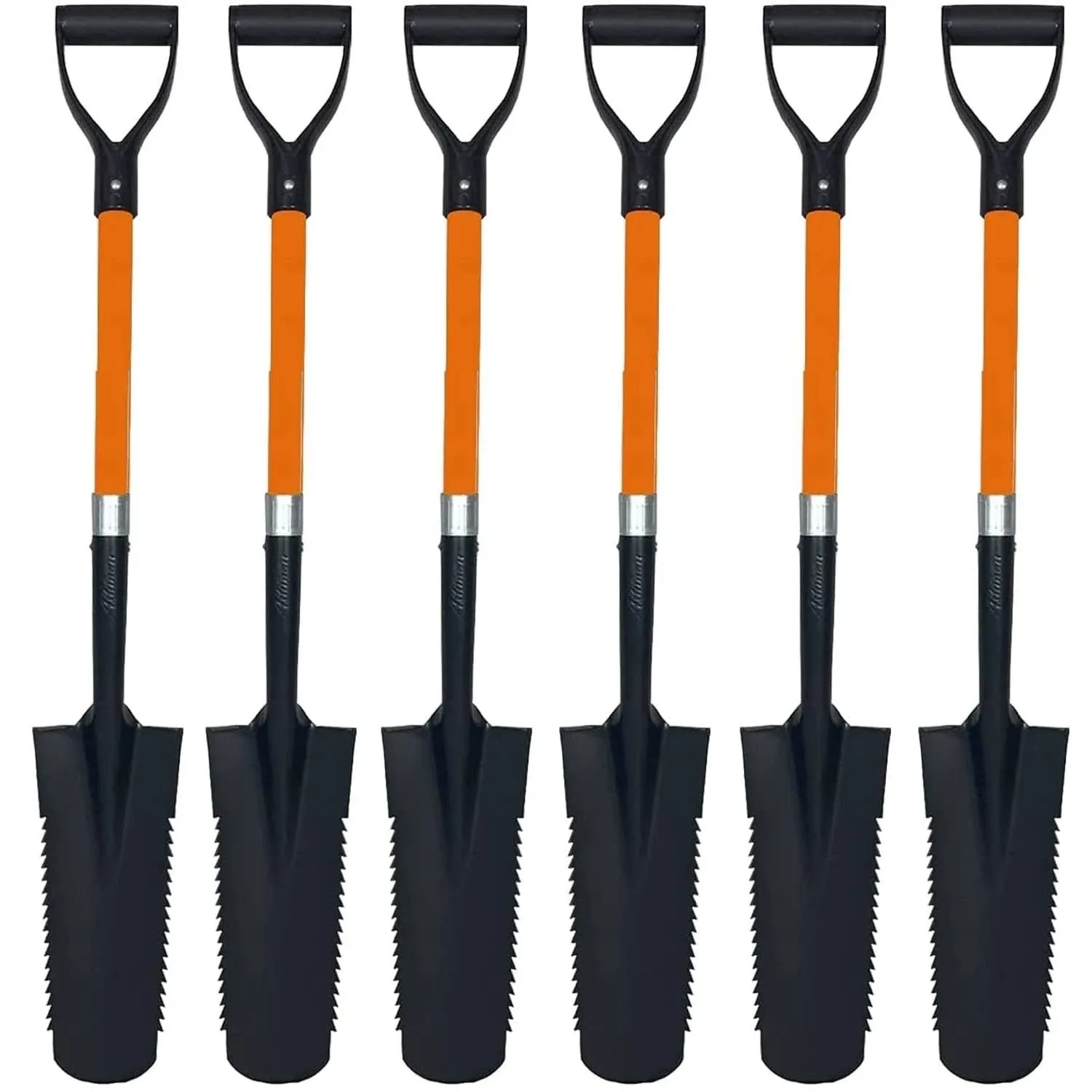 Ashman Short Handle Drain Spade Teeth Shovel (6 Pack), Sharp Shooter Shovel ...