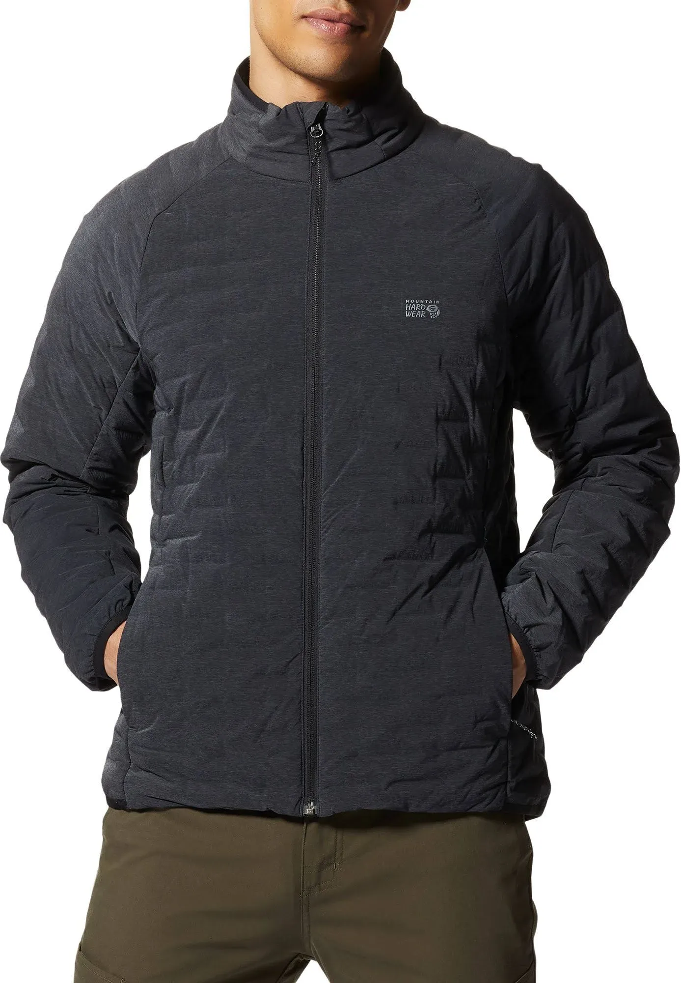 NWT Men’s Small Mountain Hardwear Stretchdown Jacket Black Stretch Down $240