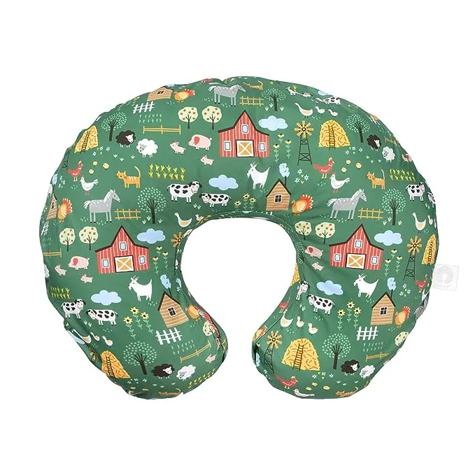 Boppy Nursing Pillow Cover, Colorful Wildlife, Cotton Blend, Fits the Original Support Boppy Pillow for Breastfeeding, Bottle Feeding, and Bonding, Cover Only, Nursing Support Pillow Sold Separately