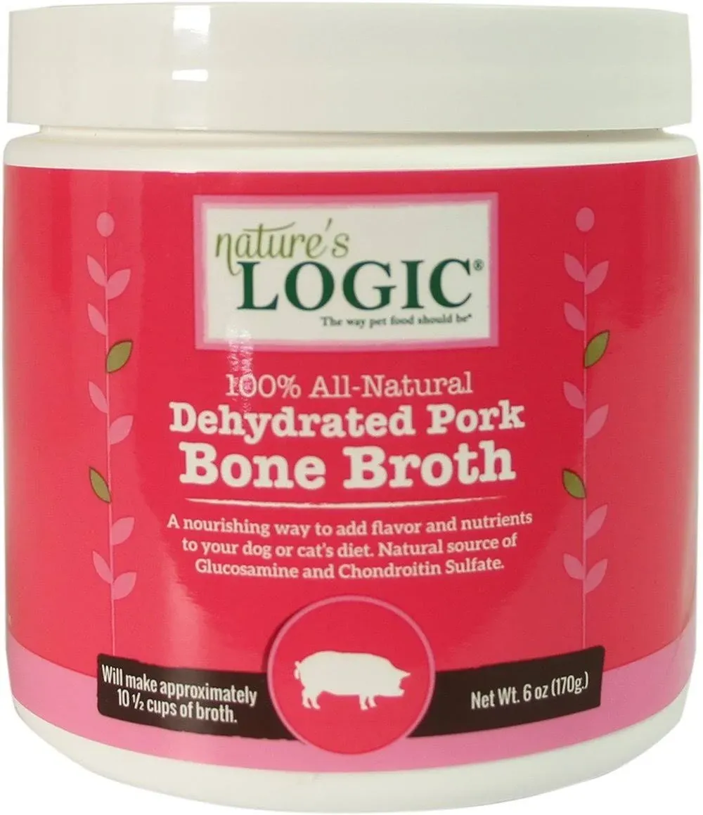 Nature's Logic Dehydrated Bone Broth | Pork 6 oz