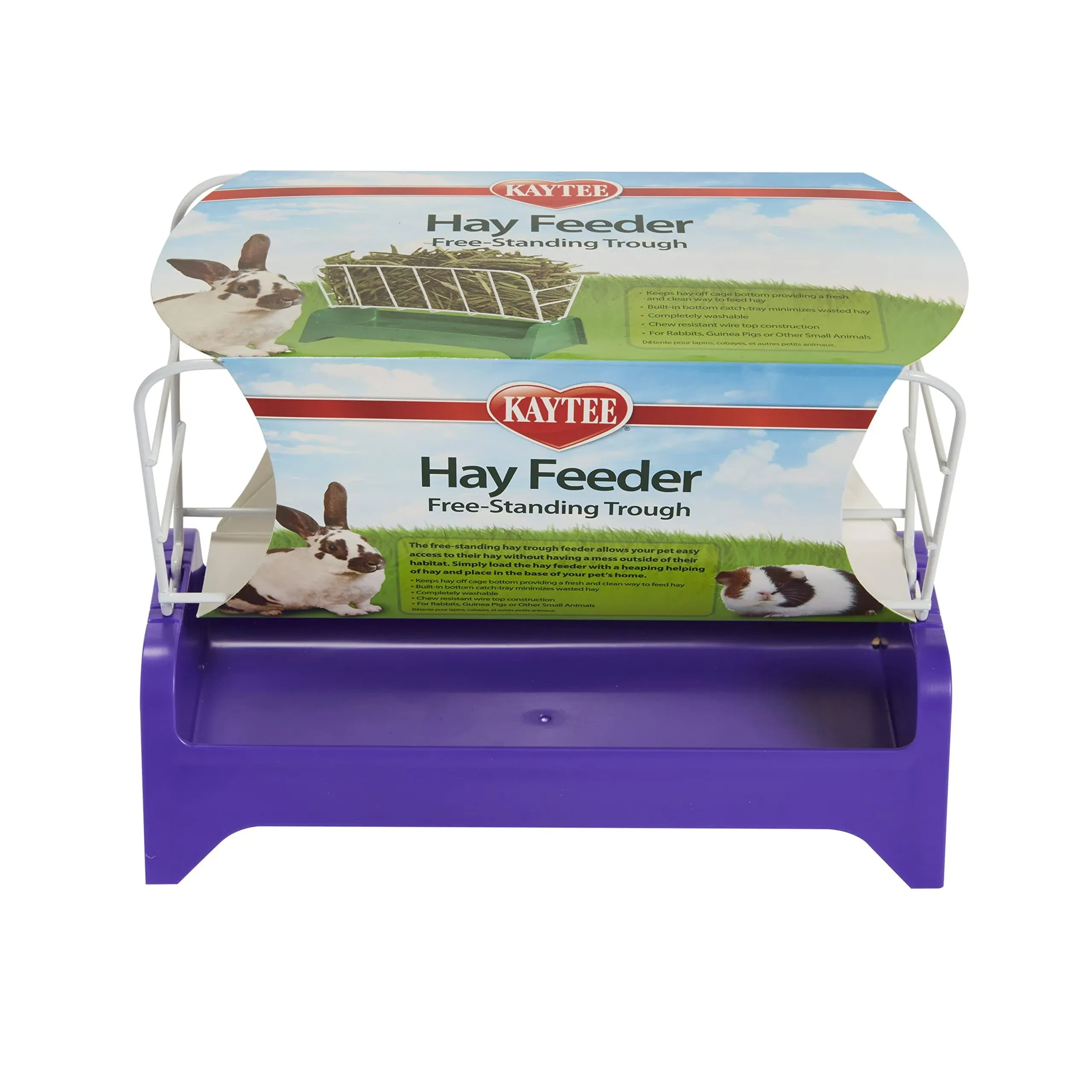 Kaytee Free Stand Trough Hay Feeder