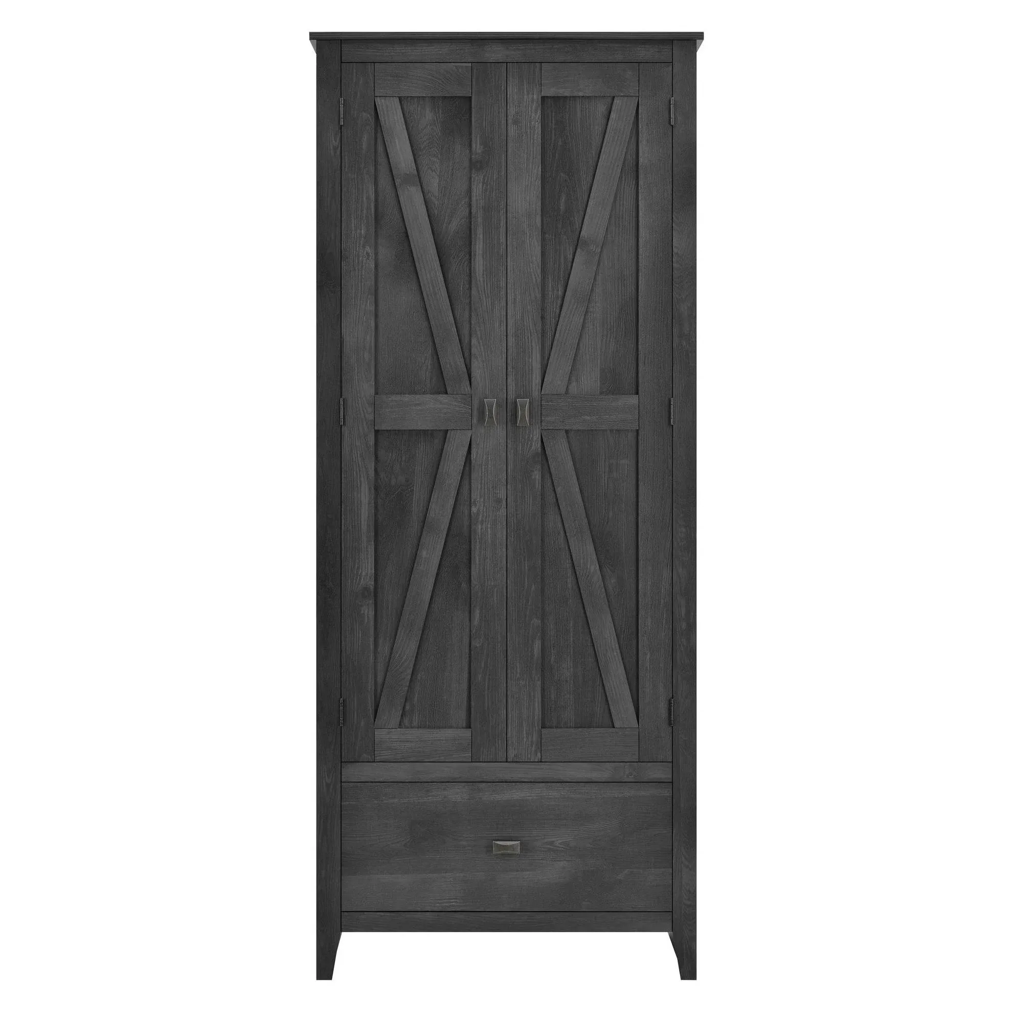 Farmington 18&#034; Wide Storage Cabinet Rustic Gray Stylish Functional Solution