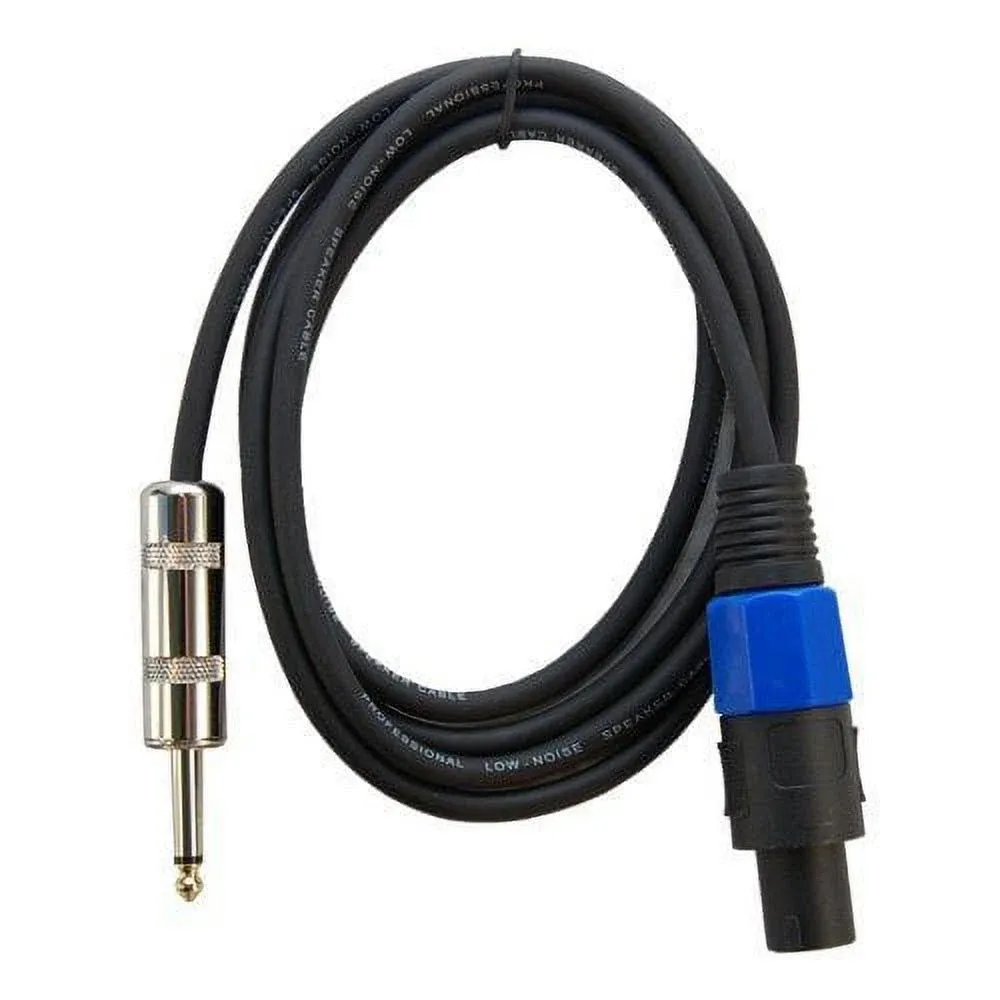 HQRP 6ft Speakon to 1/4-inch (6.35mm) TS Cable compatible with Hartke AK115 /...