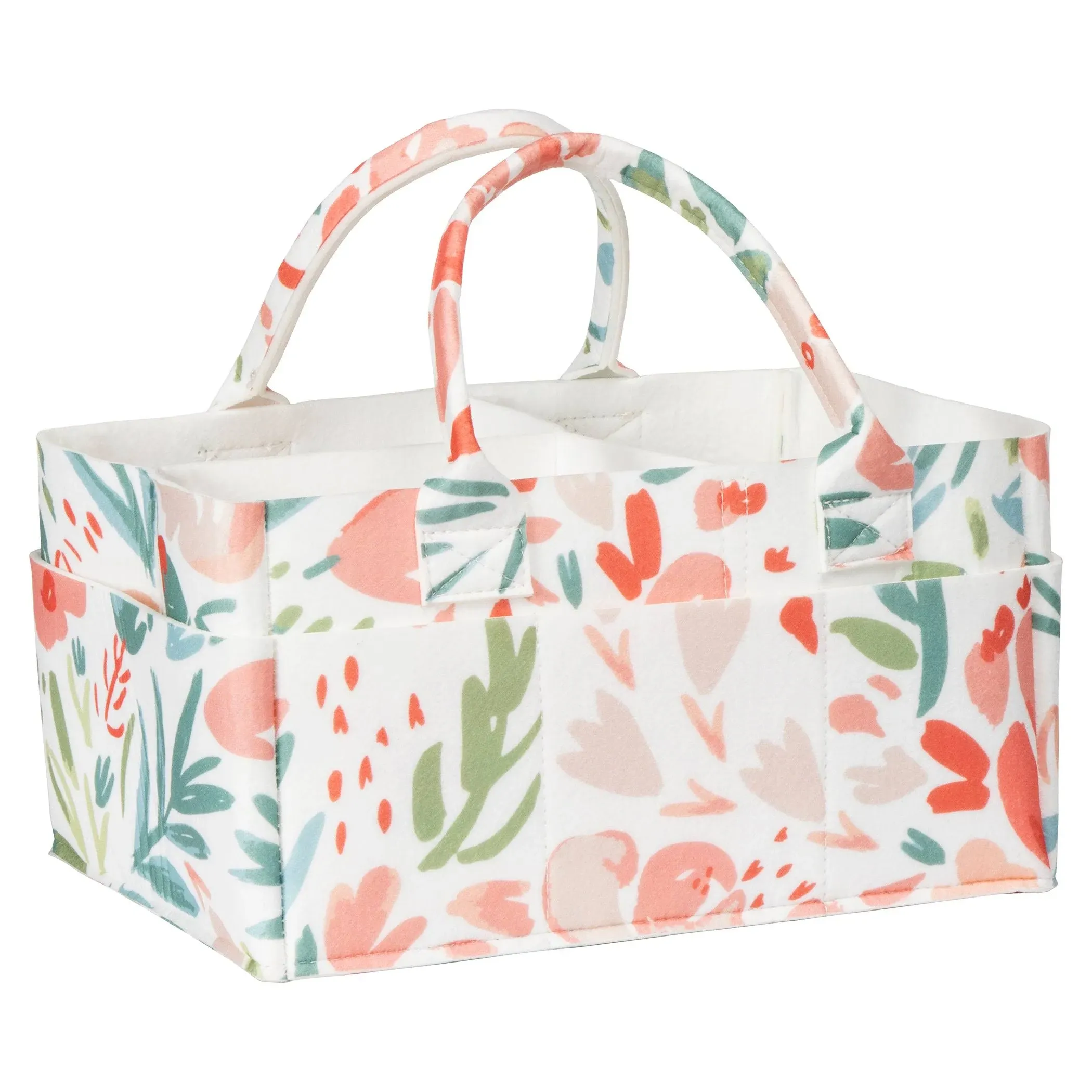 Sammy & Lou Felt Storage Caddy, Painterly Floral