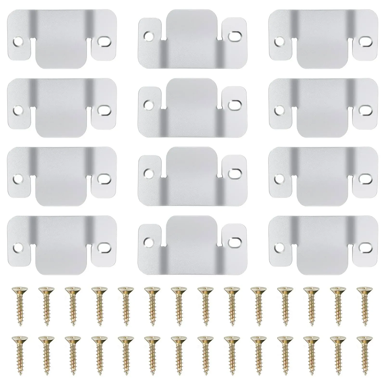 DEEPDREAM 12 Pcs Sectional Couch Connectors Metal Couch Clips Sofa Connector Int