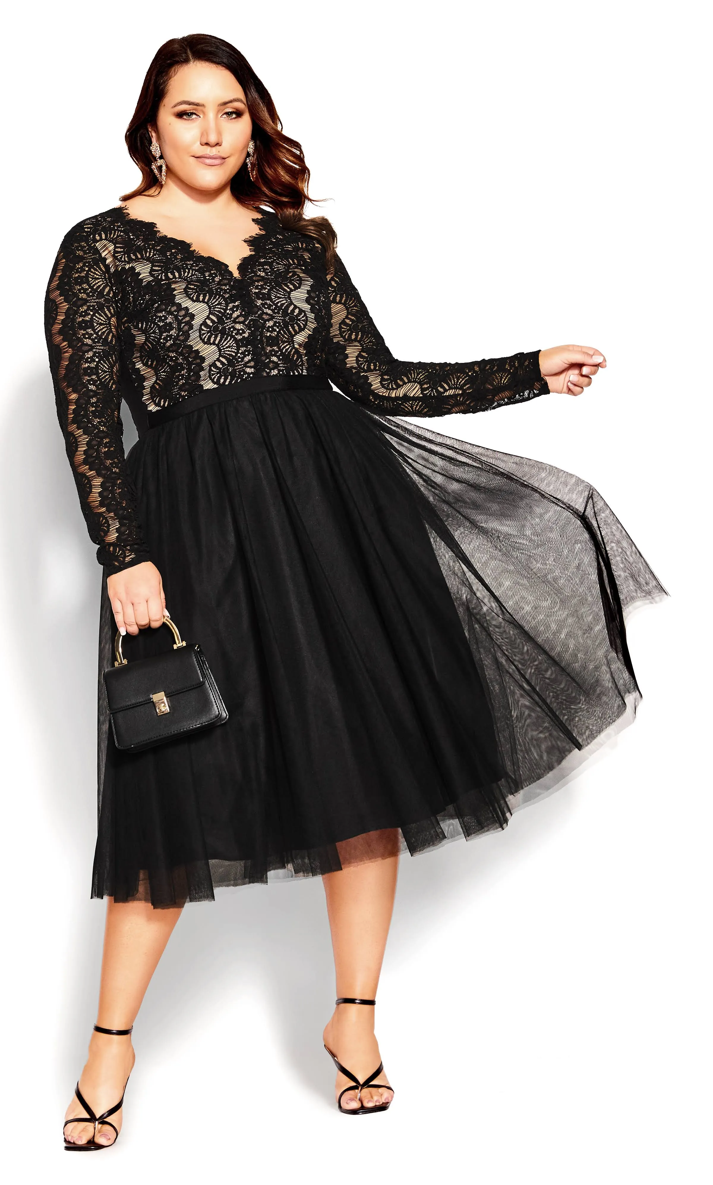 City Chic Plus Size Rare Beauty Dress