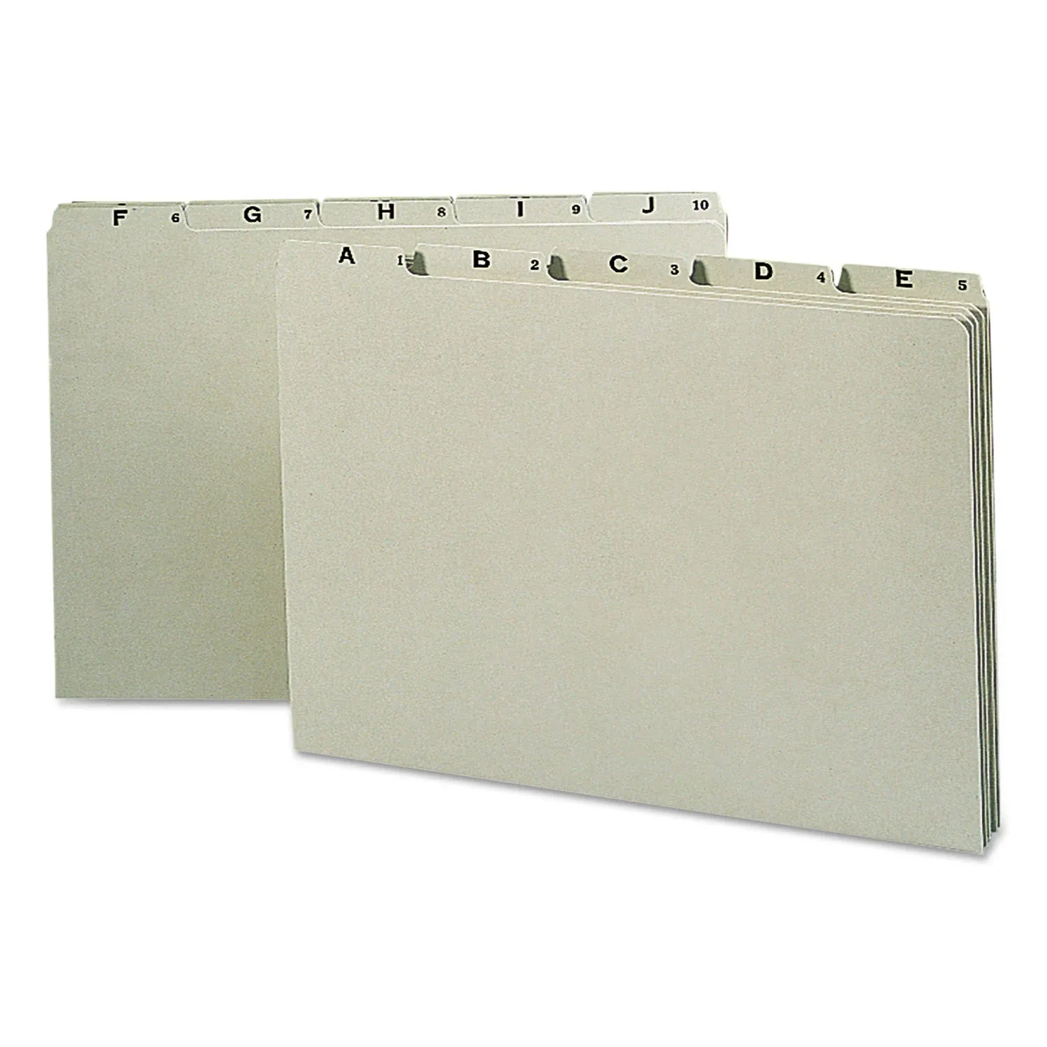 Smead Recycled Top Tab File Guides Alpha 1/5 Tab Pressboard Legal 25/Set