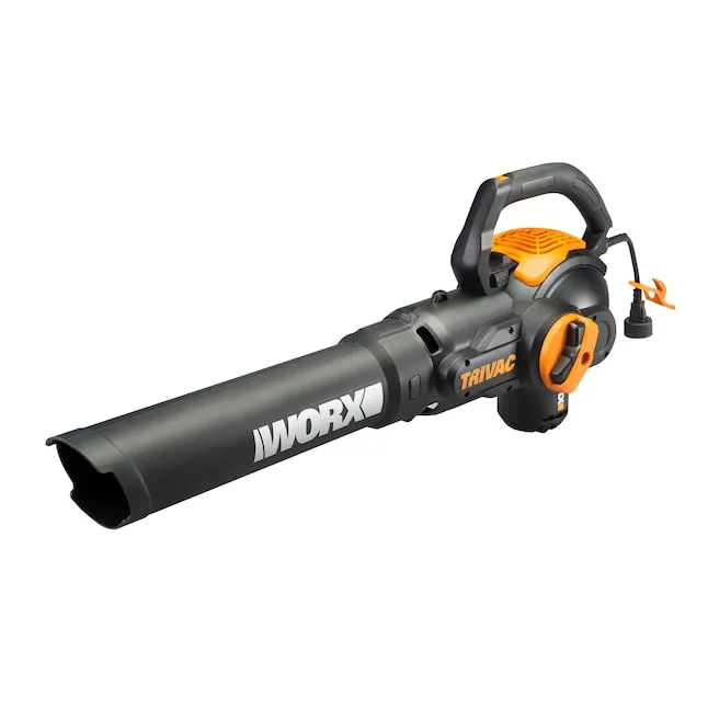 Worx 75 MPH 600 CFM 12-Amp Trivac 3in1 Electric Leaf Blower & Mulcher