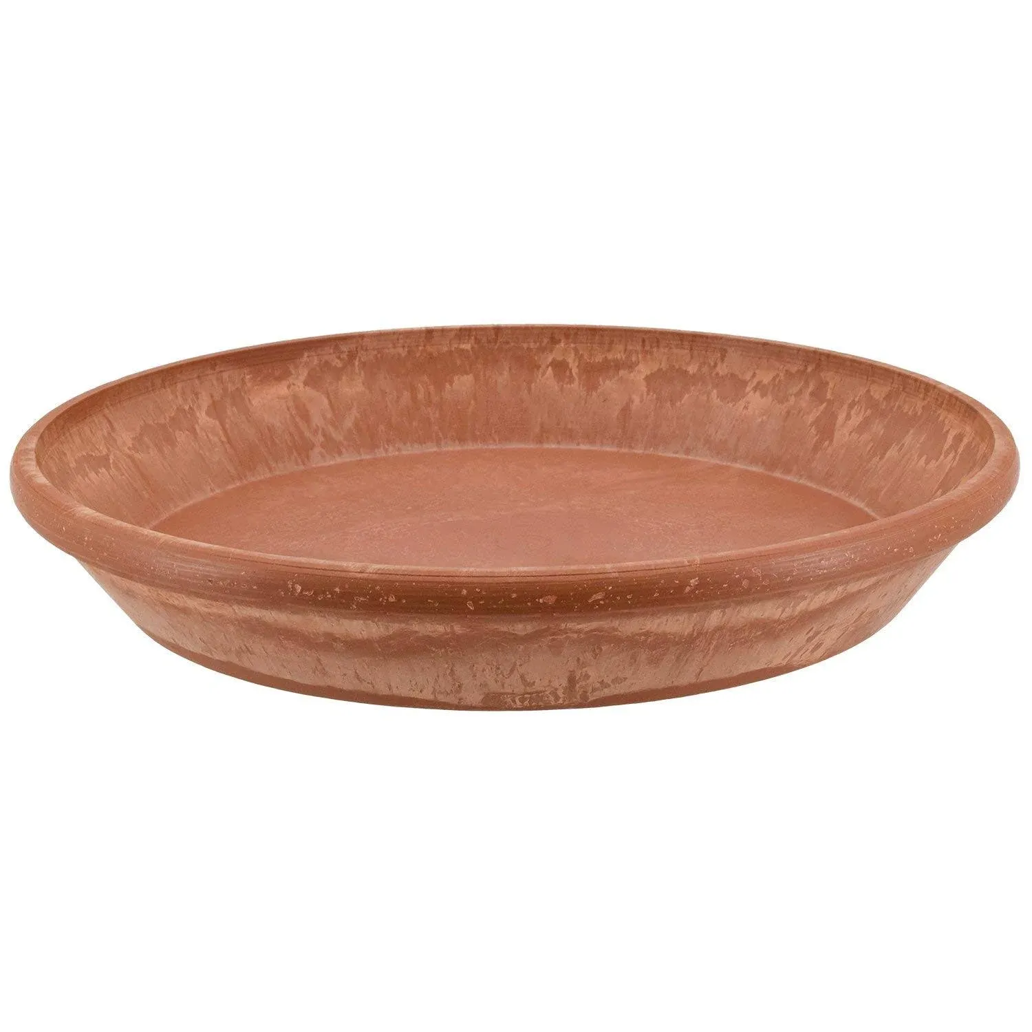 Arcadia Garden Products AP30TCM Single Slip Saucer 12" Terra Cotta Marble