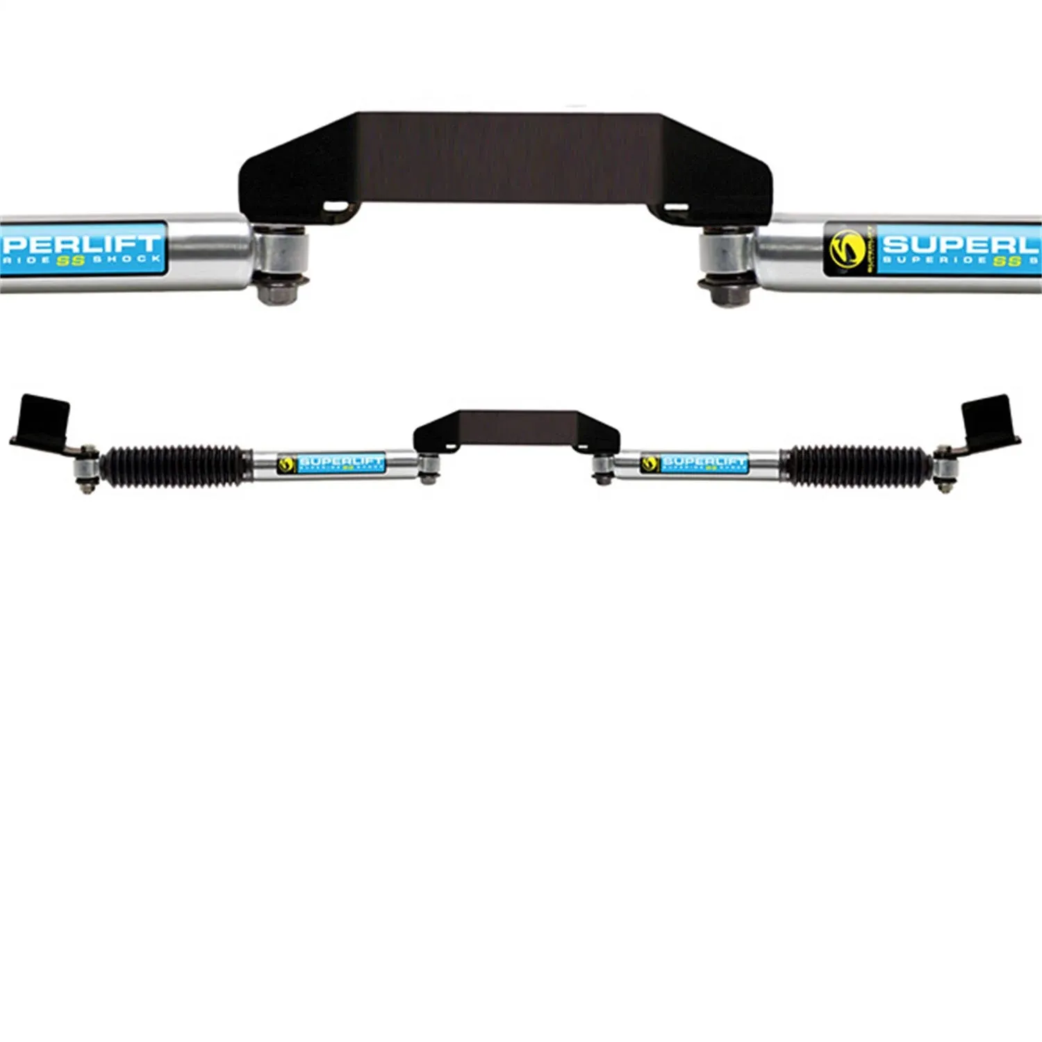 SUPERLIFT | 92700 | Dual Steering Stabilizer Kit with Bilstein Gas Cylinder fits