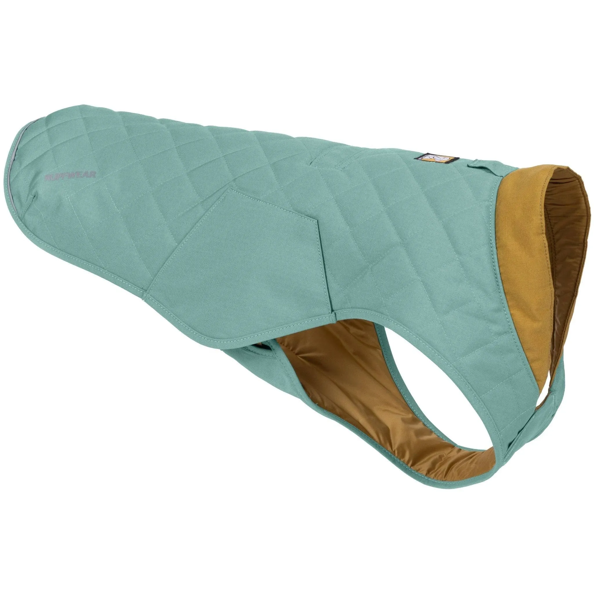 Ruffwear, Stumptown Insulated and Reflective, Cold Weather Winter Jacket for Dogs, River Rock Green, Large