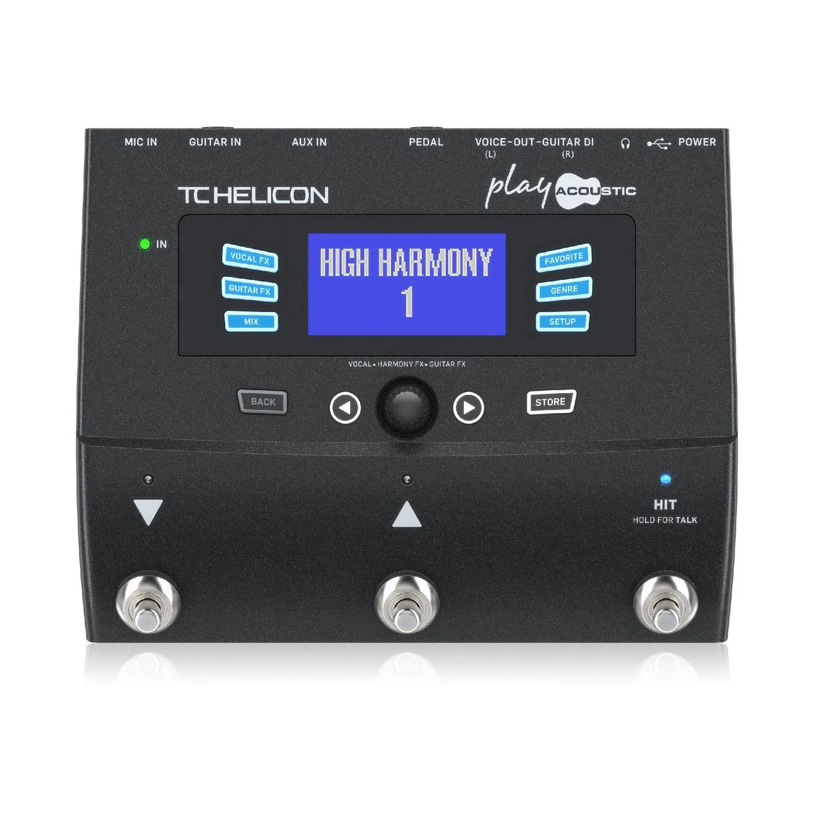 TC Helicon Play Acoustic Vocal Processor Pedal