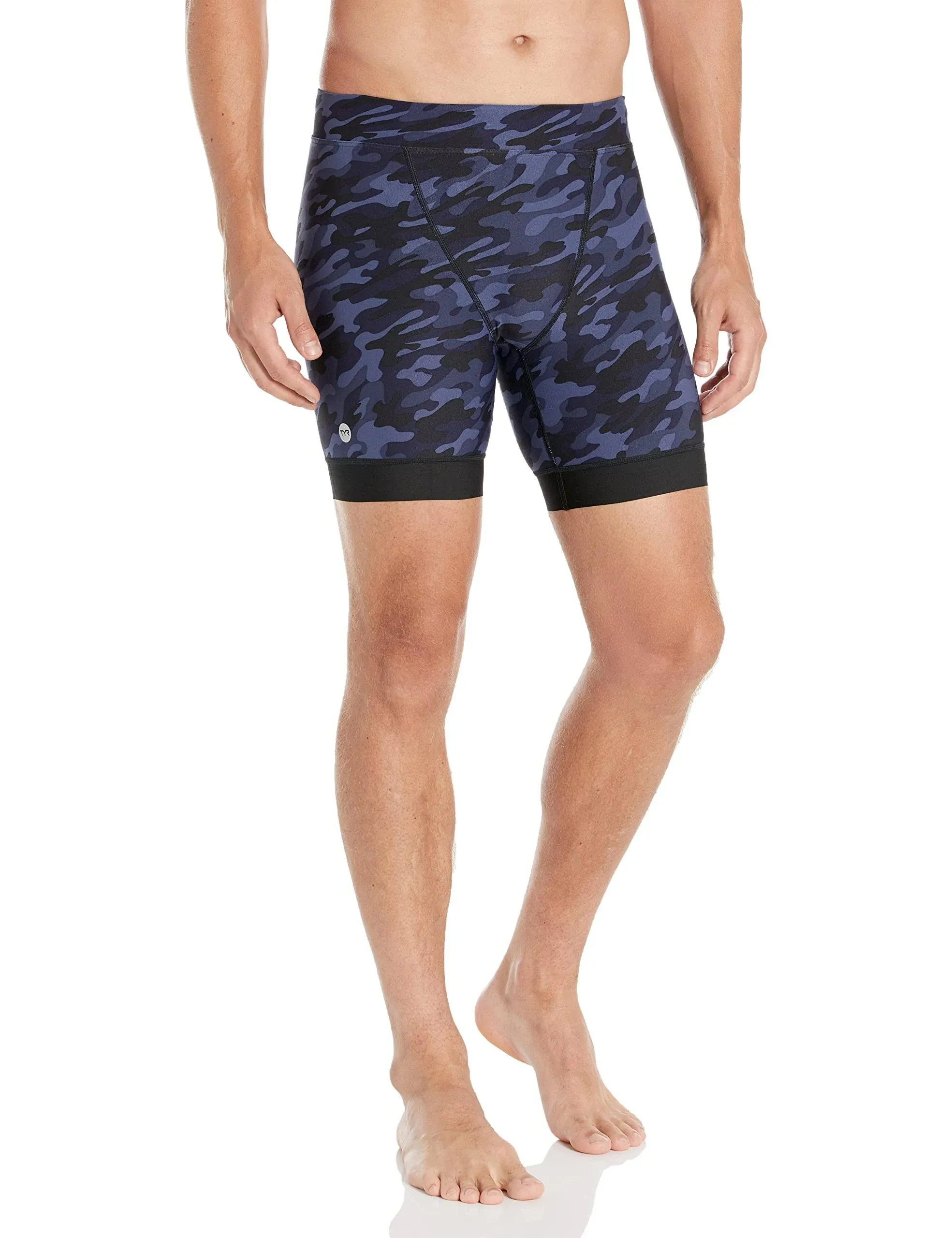 TYR Sfcm7a Men's Midnight Camo Jammer Swimsuit - Navy, 36