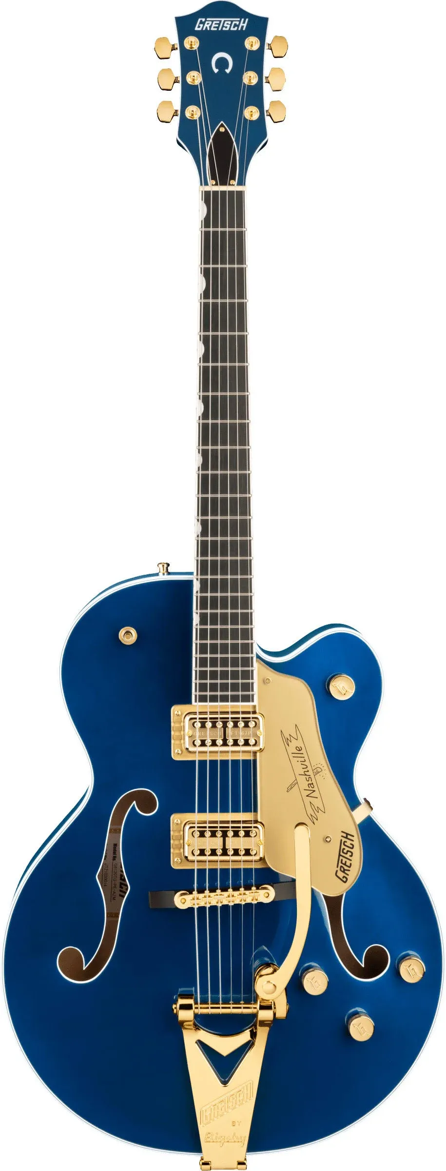 Gretsch G6120TG Players Edition Nashville Hollowbody - Azure - Free Shipping