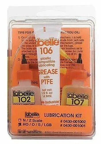 Labelle 1002 3-Pack (102, 106, &amp; 108) Synthetic Oil &amp; Lube Kit - Plastic Compati