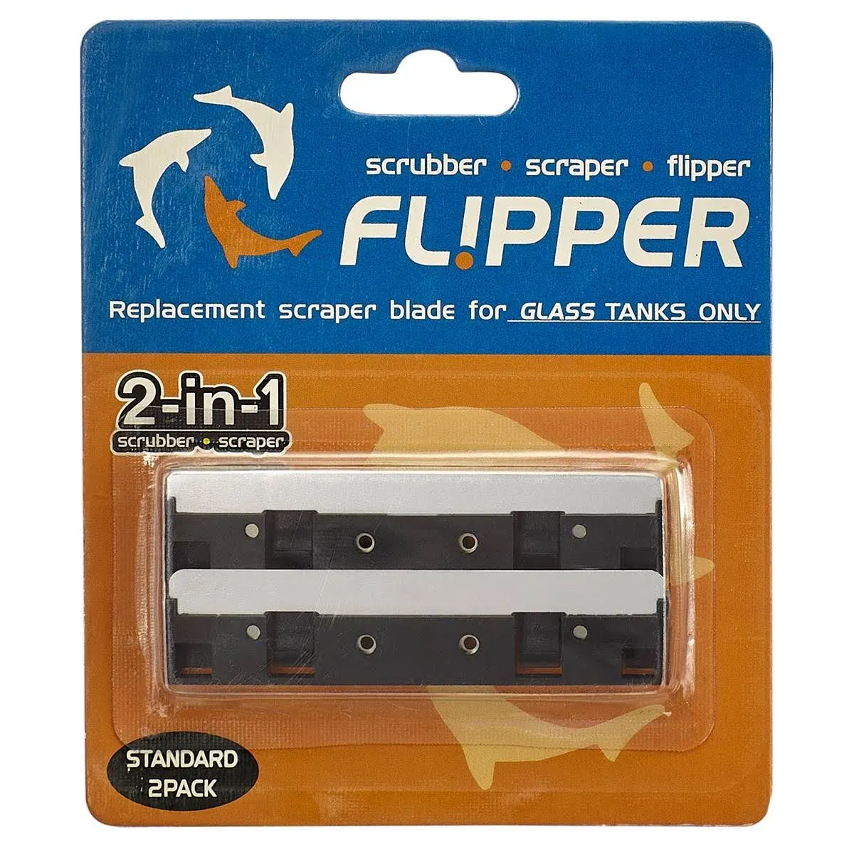 Flipper Replacement Blades Stainless Steel 2 blades per package