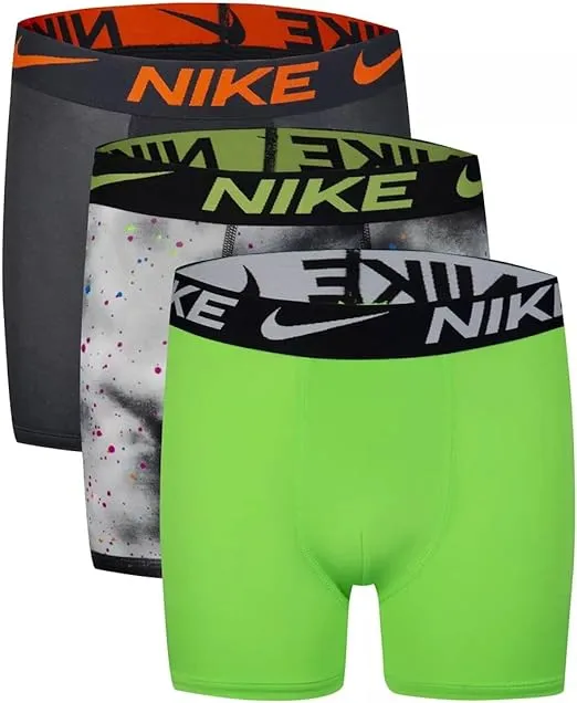 Boys Nike 3 Pack Essential Boxer Briefs