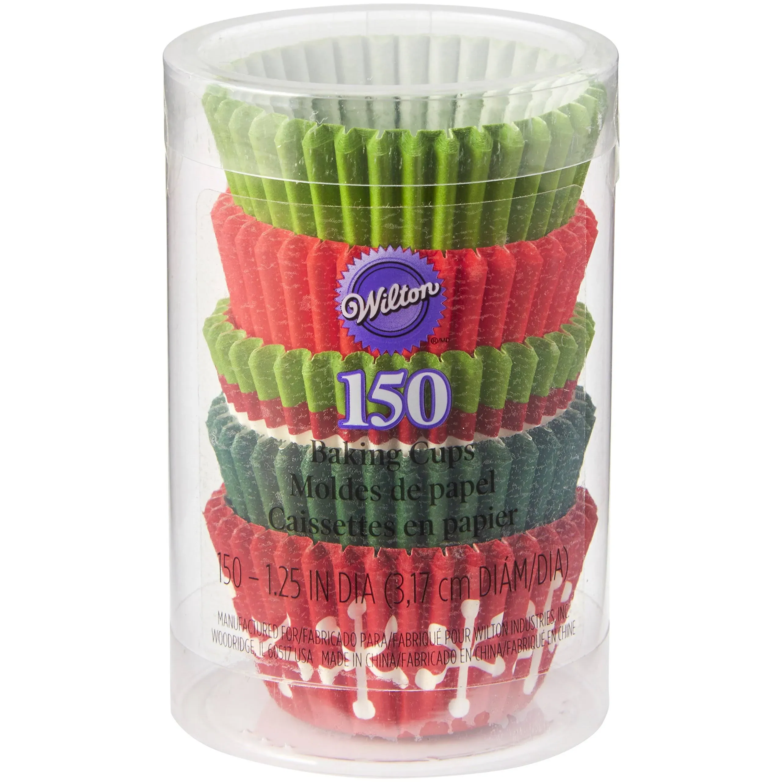 Wilton 150-Count Holiday Mini Baking Cups