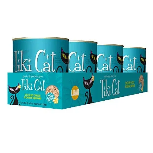 actoolsonlineshop Tiki Cat Puka Puka Luau Succulent Chicken in Chicken Consomme ...