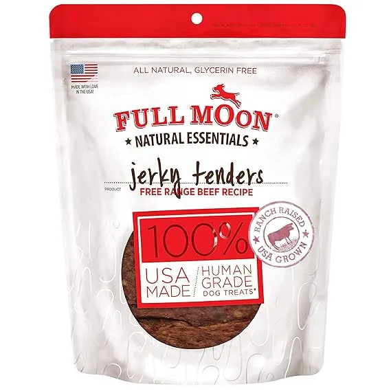 Full Moon All Natural Essentials Beef Jerky Tenders Free Range Human Grade 24 ozFull Moon All Natural Essentials Beef Jerky Tender…