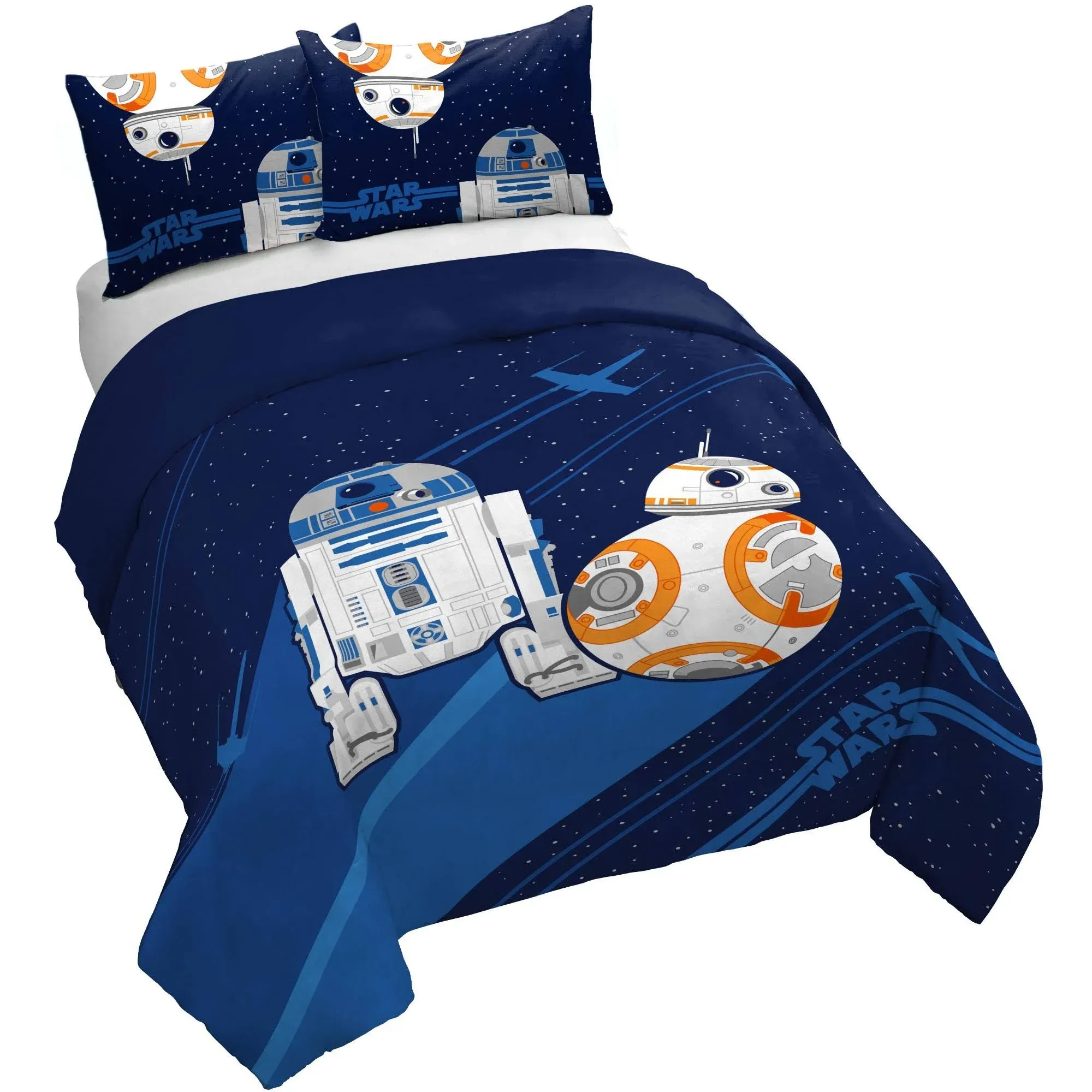 Saturday Park Star Wars Droids Duvet Cover & Sham Set