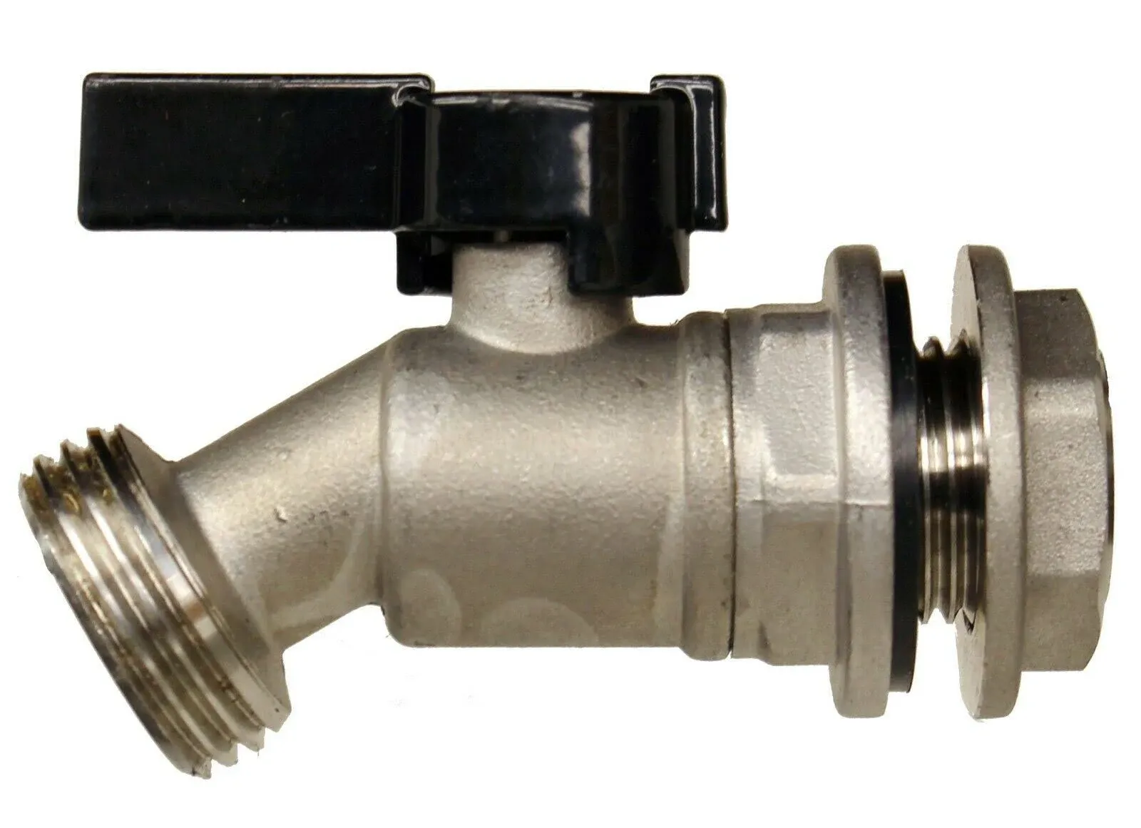 RAINPAL RBS006 Stainless Steel Rain Barrel Spigot (Quarter Turn Ball Valve)