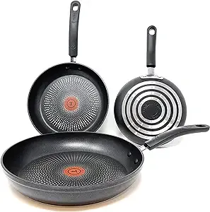 T-fal 3-Piece Fry Pan Set